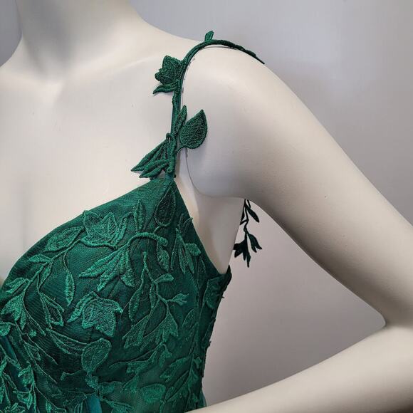 Evergreen Formal Gown Prom Dress Wedding Party Bridesmaid MOTB - Picture 5 of 14